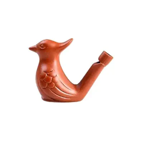 Clay bird water whistle