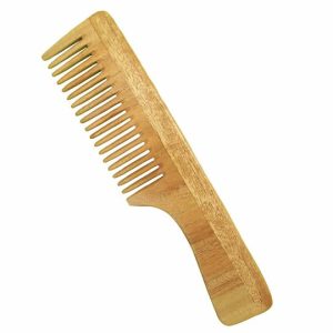 Neem Wood Comb with handle (Model 3) வேம்பு மர சீப்பு