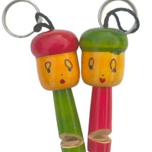 Whistle Key Chain 2 | Multicolour Sound Toy for Kids
