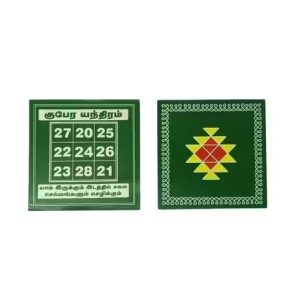 Kuberan Manai Set | Kubera Enthiram Kubera Kolam small 4" x 4" Two pcs