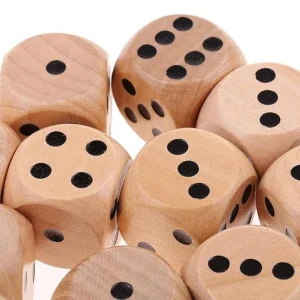 WOODEN DICE 1 No