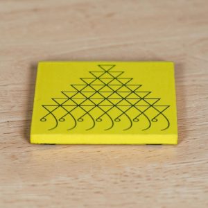 Wooden Saraswati Kolam Manai Small